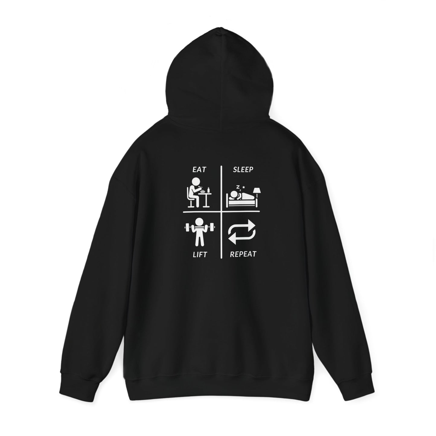 EAT SLEEP LIFT REPEAT - Hoodie