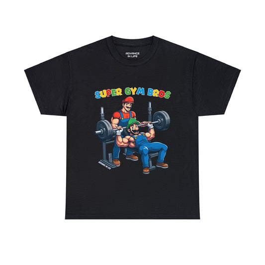 SUPER GYM BROS - T-Shirt Front Print