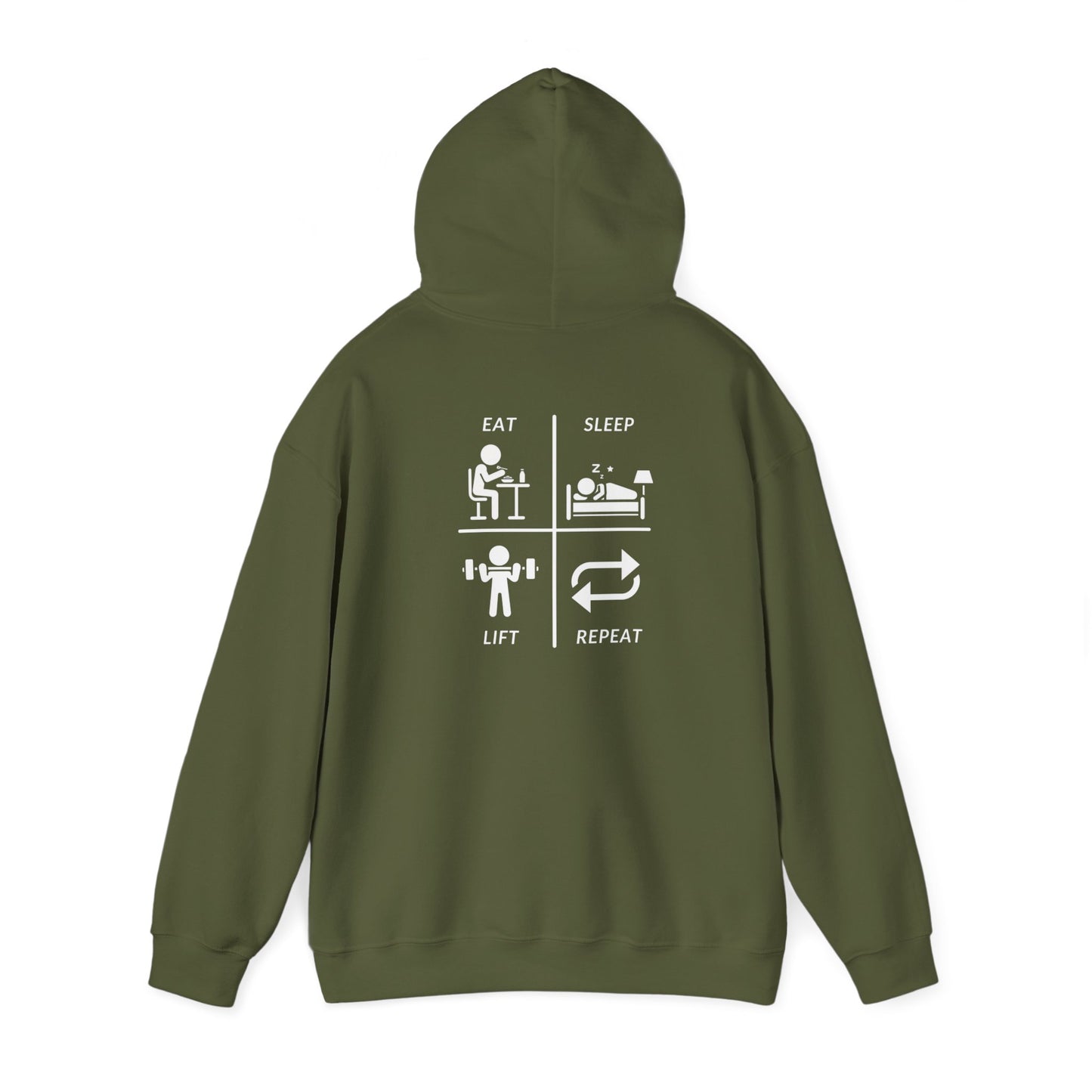 EAT SLEEP LIFT REPEAT - Hoodie